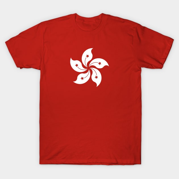 Hong Kong Flag T-Shirt by ProgressiveMOB